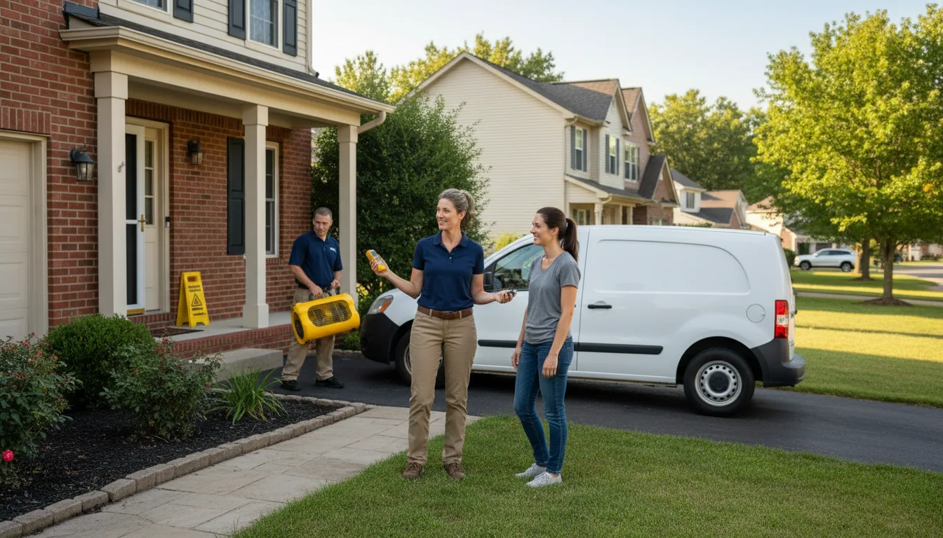 Water restoration image for Home Water Damage Repair in Orange Grove, TX